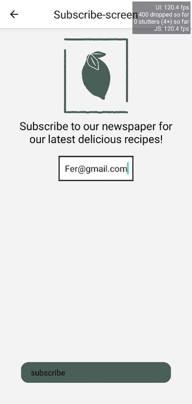 Lemon restaurant app screenshot 4